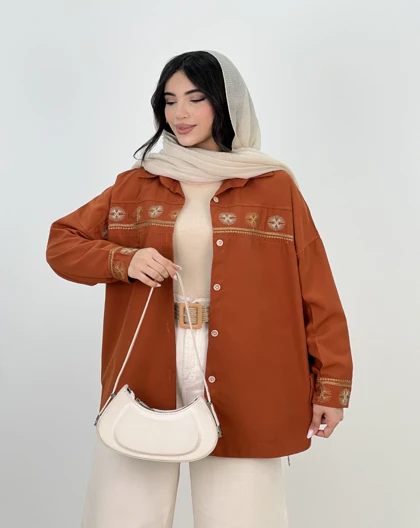 شومیز گلدوزی سالومه(72)کد:5165
