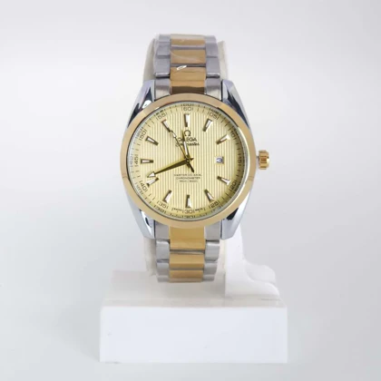 ساعت مچی مردانه اومگا Omega تاریخ دار با ماندگاری رنگ بالا