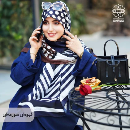 روسری نخی نیلوفر