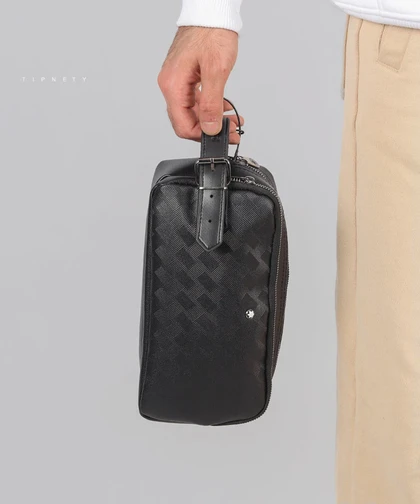 کیف دستی مردانه مشکی 0286