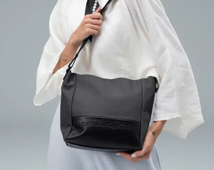 کیف دستی زنانه چرم مصنوعی دسته دار دیوید جونز DAVIDJONES