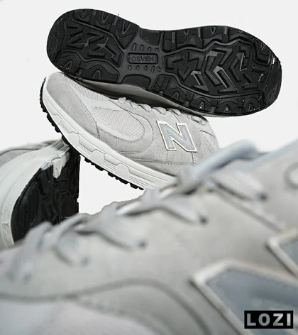کفش کتانی بزرگ پا طوسی NEW BALANCE 2002R