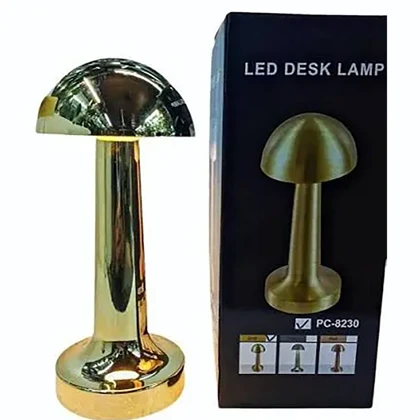 چراغ رومیزی LED مدل PC-8230 لمسی طلایی