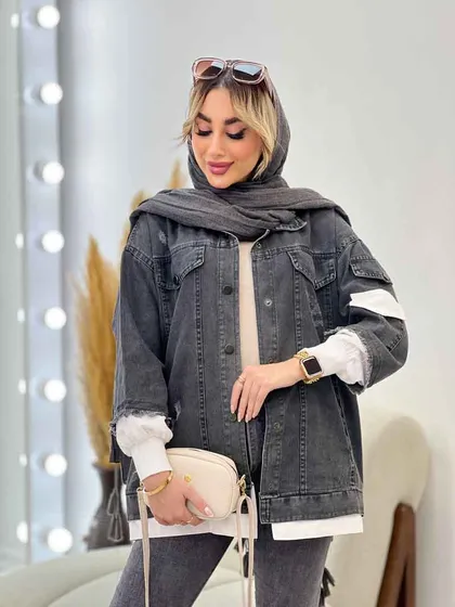 جین ترکیبی دو جیب نما
