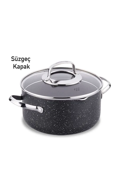 قابلمه KORKMAZ مدل A2957 گرانیتی - چندرنگ