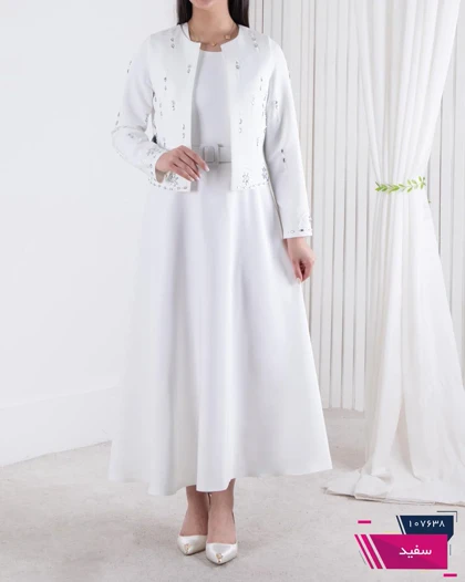 کت و سارافون سنگدوزی نیم دایره MAHYA