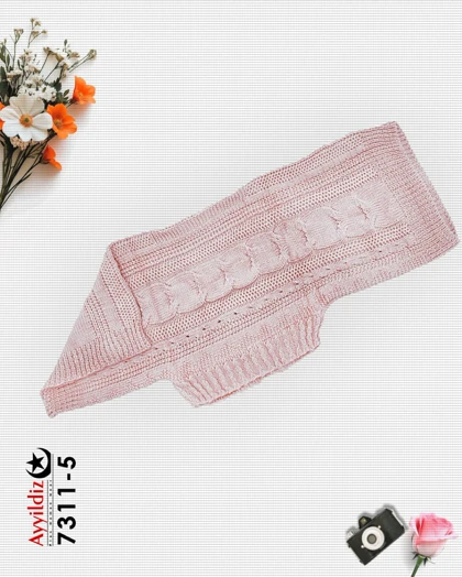کراپ خفاشی زنانه بافت سایز بزرگ کد 7311