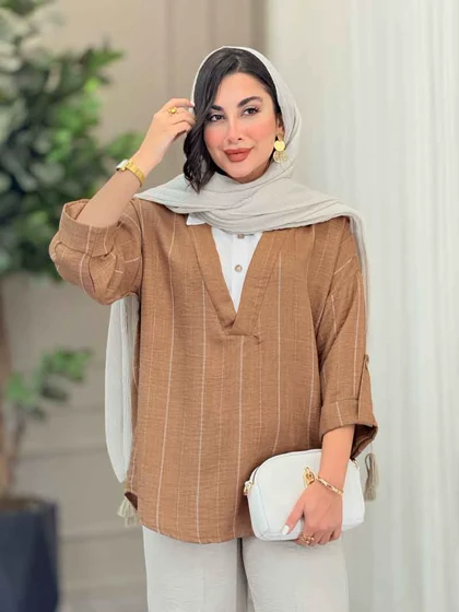 مانتو لمه ترکیبی یاسمن