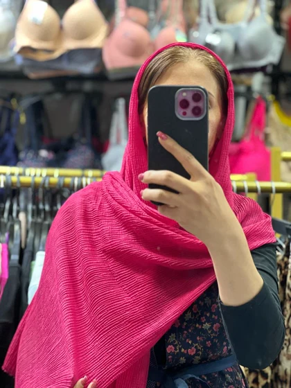 شال پلیسه ساده برشکا
