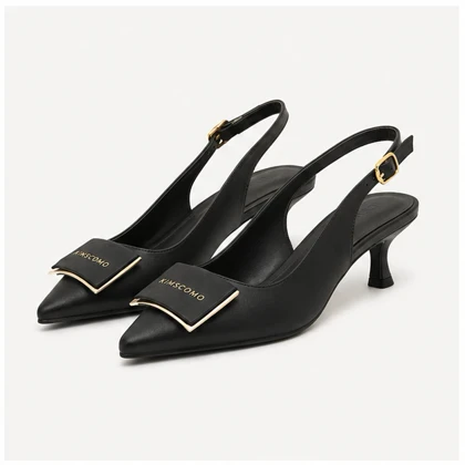کفش مجلسی زنانه پاشنه‌دار 5 سانت مدل 400920 _ sandal valentino