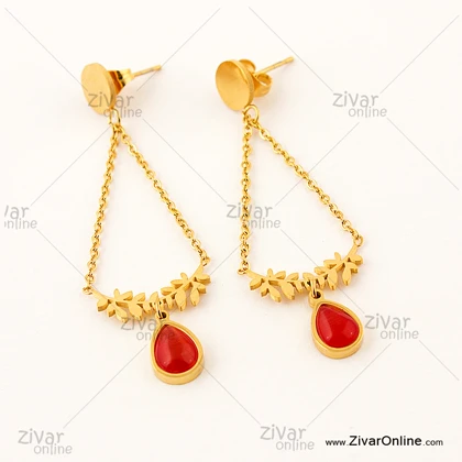 گوشواره خوشه نگین‌دار ER-014