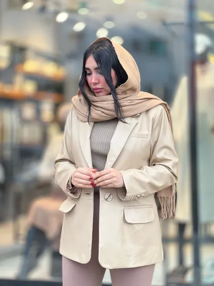 کت چرم آستردار کد 699