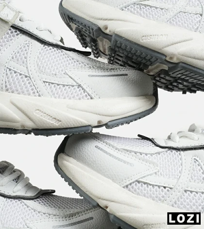 کفش کتانی مردانه و زنانه سفید قرمز Nike cushlon مدل 7309