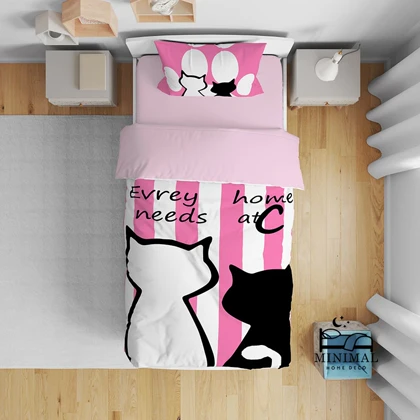 روتختی کودک طرح گربه ها مدل T4946