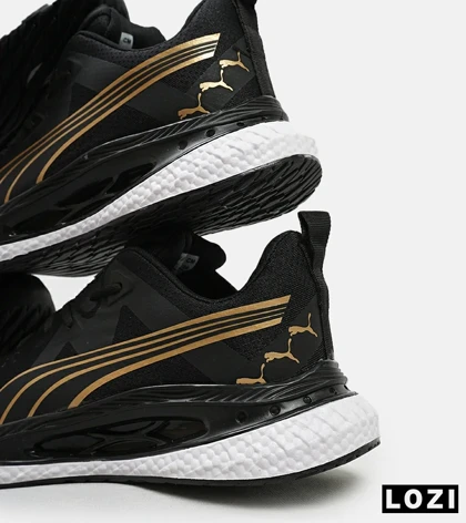 کفش کتانی ورزشی مشکی طلایی مردانه و زنانه PUMA