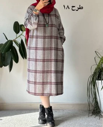 کفتان پشمی چهارخونه دیبا 4