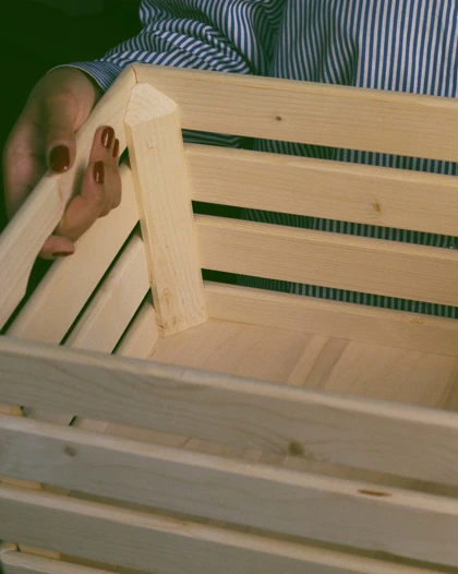 سبد چوبی نظم‌دهنده