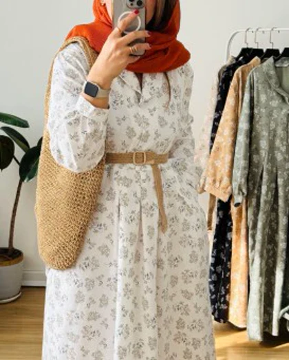 پیراهن مانتویی بابونه 2