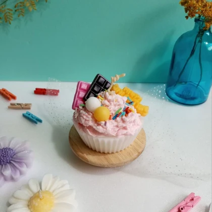 شمع کاپ کیک ترافلی