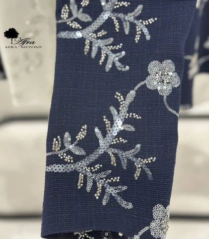 مانتو کتی جواهردوزی طرح گلبرگ کد 14003671