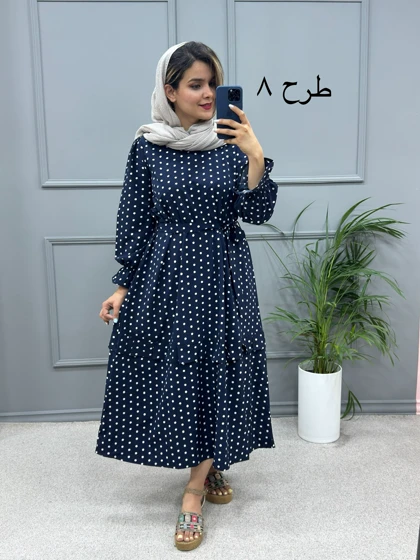 پیراهن مانتویی آریانا ( بدون کمربند )