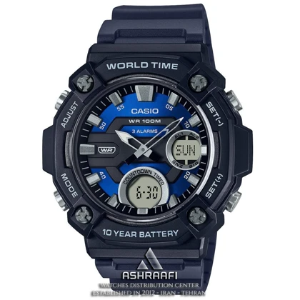 ساعت کاسیو اورجینال Casio AEQ-120W-2AV
