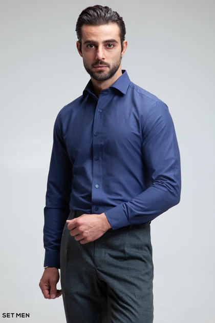 پیراهن مردانه آستین بلند آکسفورد