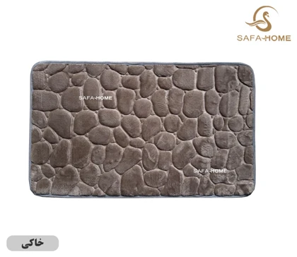 پادری مخمل طرح سنگ 45*75 سانتی متر