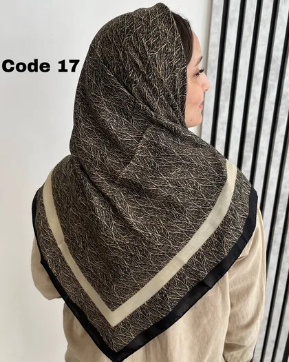 روسری حریر کرپ اورجینال 4100