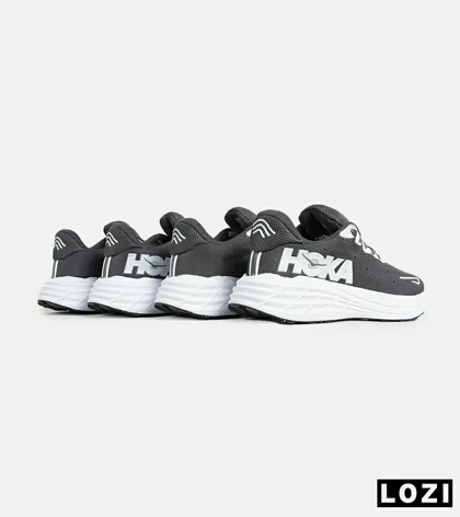 کفش کتانی طوسی فیلی سفید HOKA مدل 7337