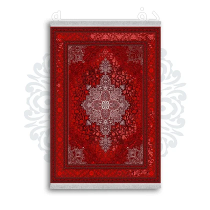 فرشینه از جنس پارچه هازان مخمل ترک طرح سنتی و مدرن برند دفه کد DAMG345