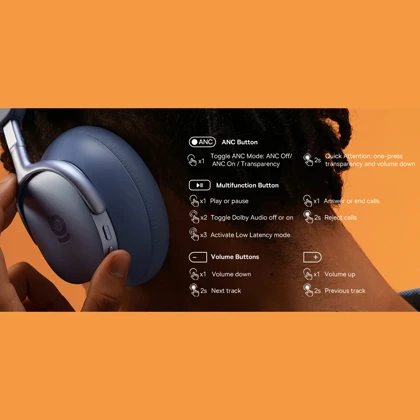 هدفون بلوتوثی باسئوس Baseus مدل XH1 با حذف نویز ANC