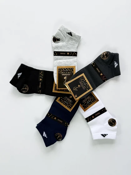 جوراب مچی مردانه نخ پنبه طرح آدیداس Adidas