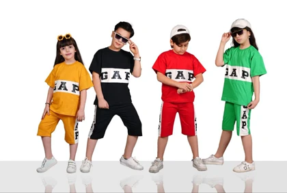 تیشرت شلوارک اسپرت طرح GAP