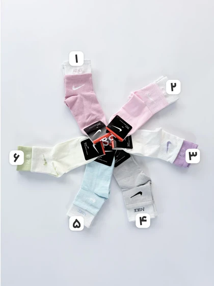 جوراب نیم ساق نخ پنبه دوکش نایک Nike