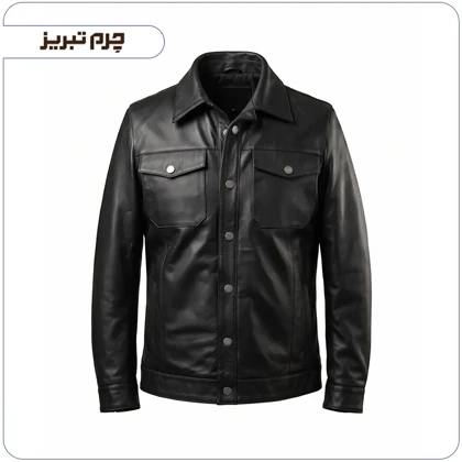 کاپشن چرم مردانه کد B0629
