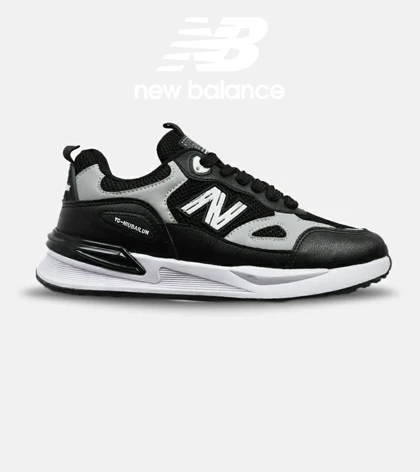 کفش کتانی مردانه مشکی طوسی NEW BALANCE yg niubailun مدل 5273
