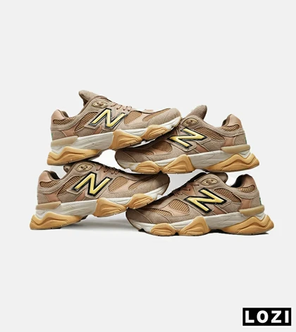 کفش کتانی مردانه کرم قهوه ای NEW BALANCE 9060 مدل 4758