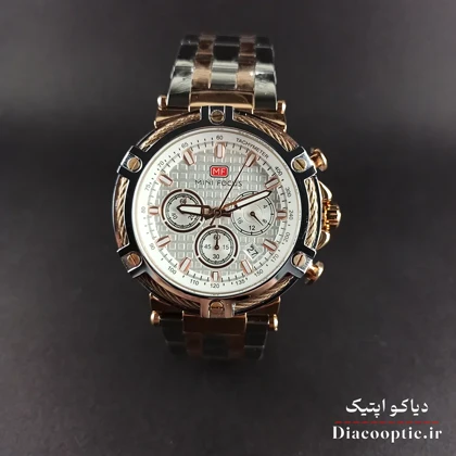 ساعت مچی مردانه اورجینال موتور ژاپنی برند مینی فوکوس سه موتور مدل Mf0470G.02