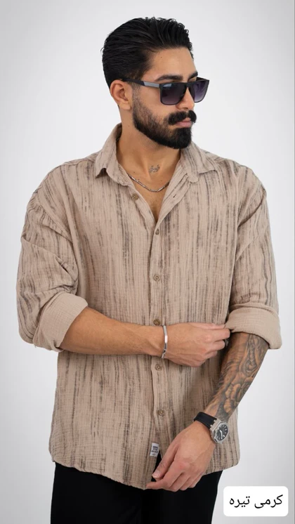 پیراهن وارداتی مردانه شاندیز_کد4635