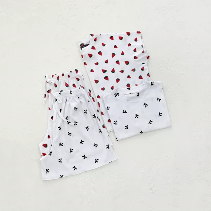 ست تیشرت و شورتک میکس