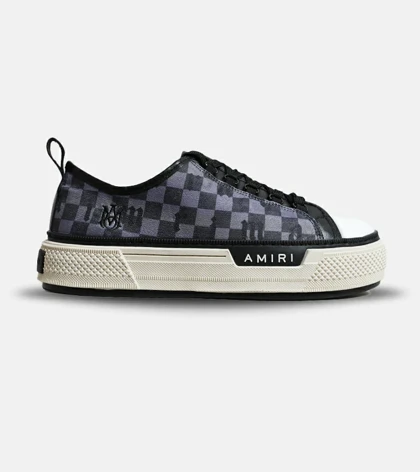 کفش اسنیکرزمشکی خاکستری Amiri Checkered