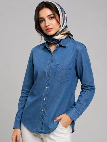 شومیز لی زنانه مارک منگو