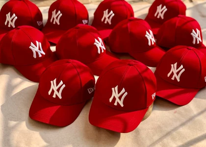 کلاه وارداتی قرمز ny