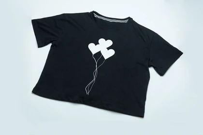 تیشرت کراپ نخ پنبه