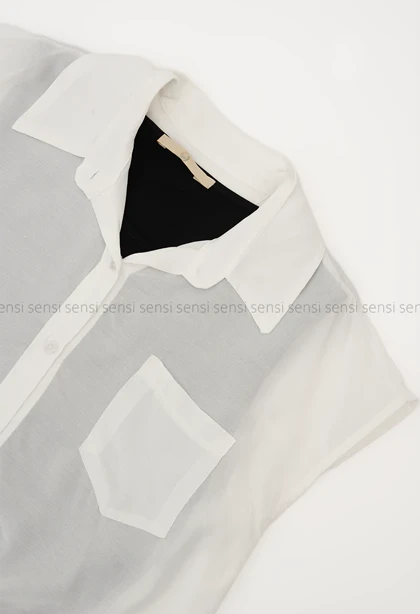 شومیز کراپ حریرکد1005311