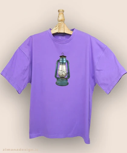 تیشرت لش مردانه و زنانه نوستالژی طرح فانوس