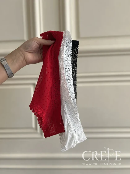 شورت توری خالدار ترک