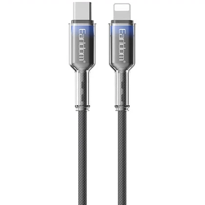 کابل تایپ سی به لایتنینگ ارلدام مدل EC-204C-L توان 27 وات یک متر