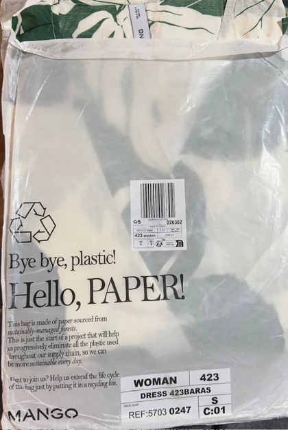 پیراهن نخی ساحلی ماکسی زنانه منگو کد 57030247 MANGO